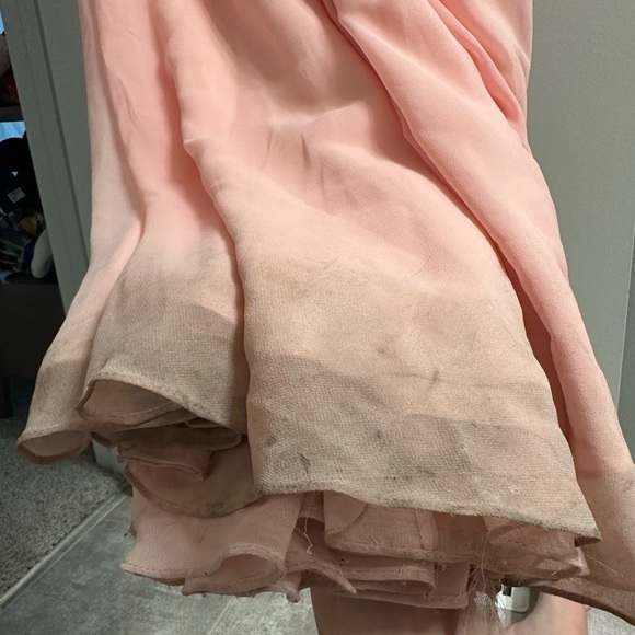 FAVIANA GLAMOUR S7577 Pink Gown/Dress with train and embellishments - Picture 9 of 14